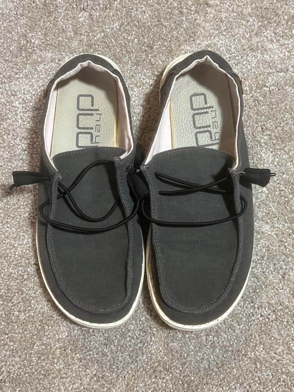 Hey Dude Women's Wendy Chambray Off Black Shoes